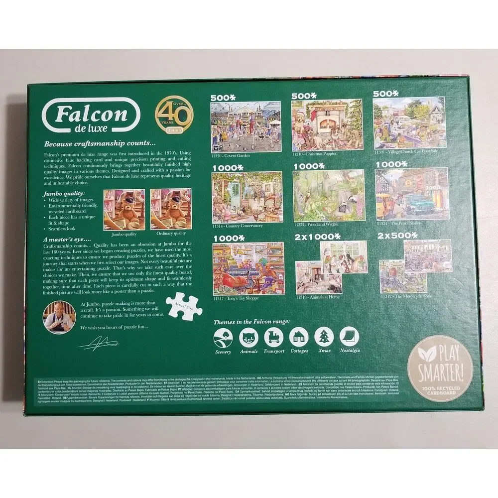 Falcon de luxe Pharmacy Shoppe 1000 pc Steve Crisp 2020 Complete Jigsaw Puzzle